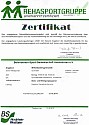 Zertifikat Wirbelsaeulengymnastik