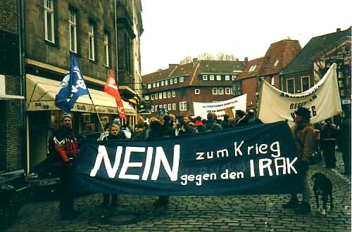 Photo von Demonstration gegen Irakkrieg