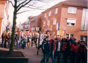 Bild vom Demonstrationszug