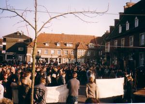 Bild vom Demonstrationszug