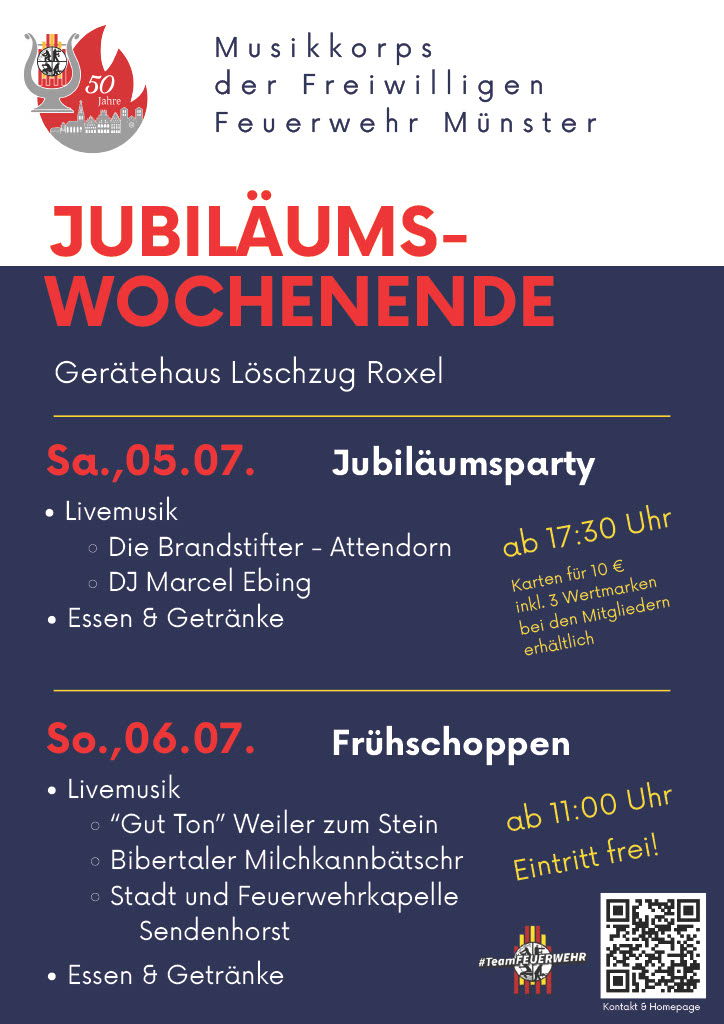 Plakat Jubiläumswochenende