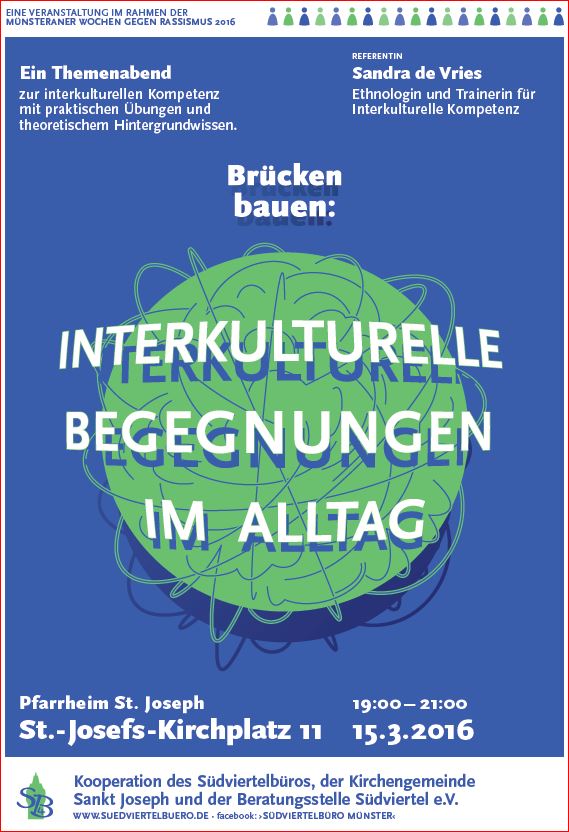 Besondere Einladung im Rahmen der Münsteraner Wochen gegen den Rassismus 2016 in unserem Stadtteil