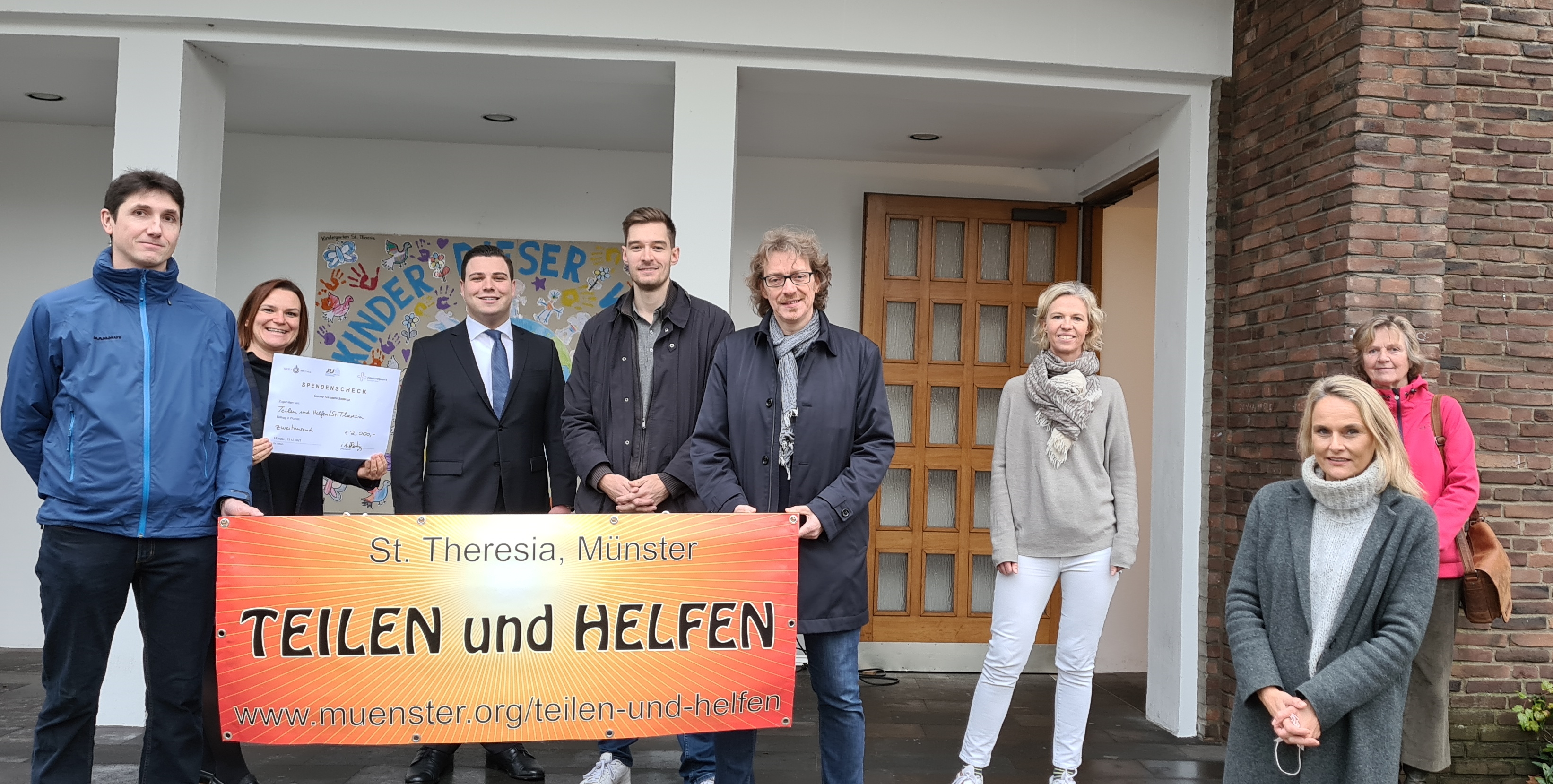 Spende des Testzentrums