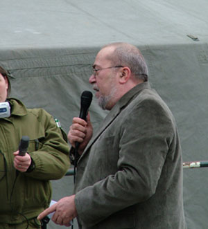Hans-Gerd Wiechmann, ehemaliger Landesvorsitzender der "Republikaner" in Niedersachsen. Nun engagiert er sich für die NPD und der Bündelung extrem rechter Gruppierungen.