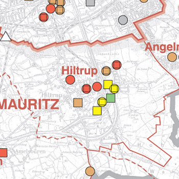 Unterbringung der ZwangsarbeiterInnen in Hiltrup (Quelle: Stadtarchiv Mnster)