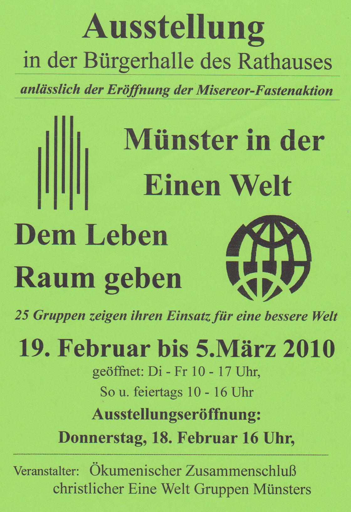 Plakat der Veranstaltung