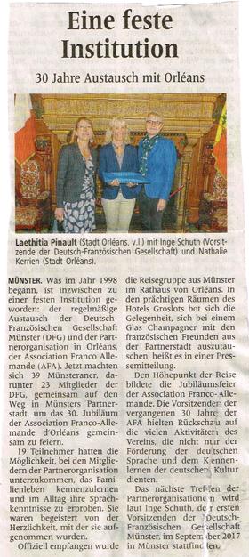 Orlansbesuch Artikel WN 25.05.16
