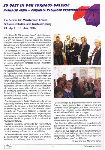 Presse Ausstellung in Torhaus aktuell 3 2016 kl