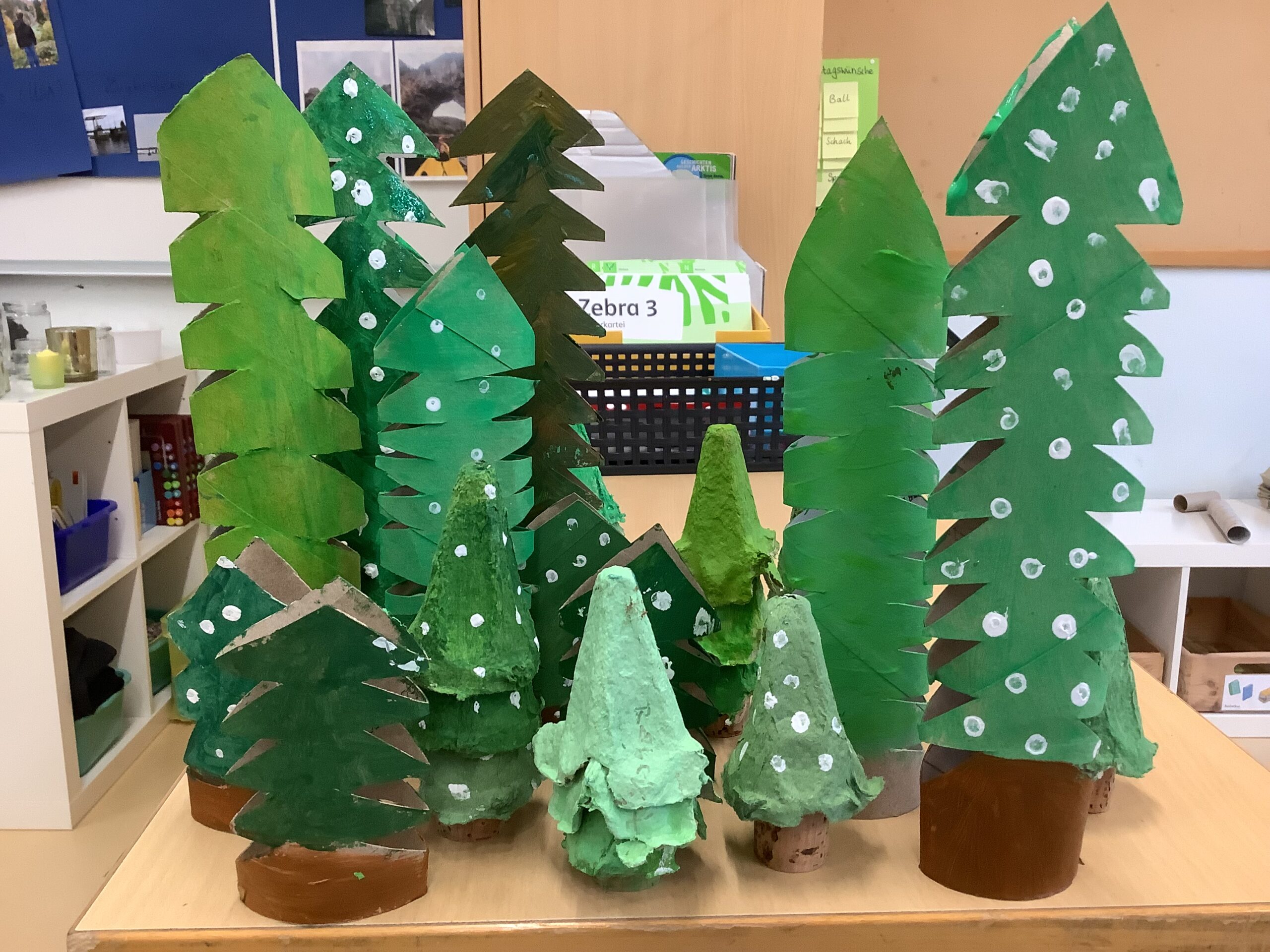 Weihnachtsliches Basteln an der GvC