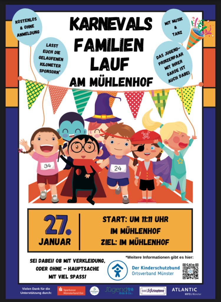 Karnevals Familienlauf