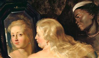 (Bild: Peter Paul Rubens, Venus vor dem Spiegel, ca. 1613, Detail)