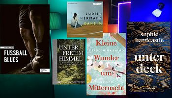Von den Wäldern Schwedens bis nach Japan kriecht der LeseWurm im Juni. (Foto: Volker Stephan, Cover: Edel, Kein & Aber, Randomhouse)