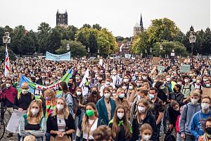 Die Kundgebung zum Globalen Klimastreik von "Fridays for Future" am 24.9.