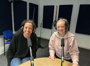 Sabine Kuhnert (links) und Monika Kosik. (Foto: Wolfgang Türk)