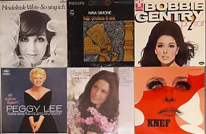 Einige der in der Sendung aufgelegten Schallplatten (Foto: Ralf Clausen)