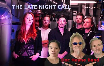 The Late Night Call (Foto: Eske Venja Onnen) und die Doc Heyne Band (Foto: Georg Babetzky; Punktdesign)