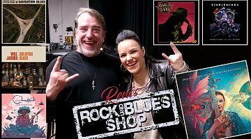 ERJA LYYTINEN ist bei Renés Rock-&-Blues-Shop nicht nur mit neuer Musik, sondern auch in einem kurzen Interview zu hören. (Bildgestaltung: René Back)