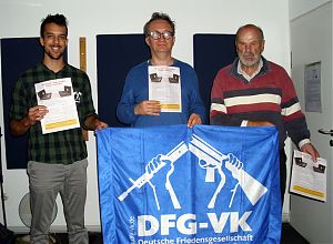 Salim Yahfoufi, Jewgenij Arefiev und Hugo Elkemann (von links nach rechts. Foto: Klaus Blödow)