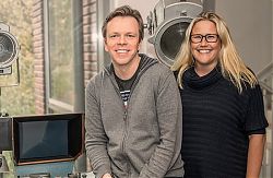Die Festivalleitung: Carsten Happe und Risna Olthuis geleitet