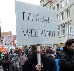 Anti-TTIP-Demonstration in Münster