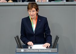 Sybille Benning MdB im Plenum des Deutschen Bundestages