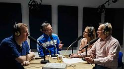 Stephan Günther und Thomas Hölscher von "ALLES MÜNSTER" zu Gast bei Uschi Heeke und Ralf Clausen