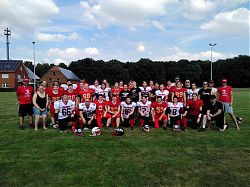 Das Footballteam der Münster Mammut Ladies