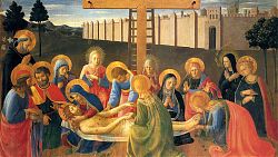 Fra Angelico, Die Beweinung Christi, um 1441, Museo di San Marco, Florenz