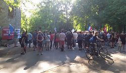 Gedenkveranstaltung zum 8. Mai am Zwinger 