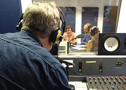 Hörspiel-Aufnahmen im Studio beim medienforum münster e.V.
