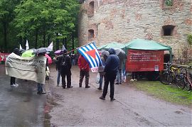 Gedenken am Zwinger Münster am 8. Mai 2019. (Foto: Jörg Siegert)