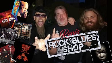 Renés Rock- und Blues-Shop ist wieder vollgepackt mit guter Musik. (Foto/Fotokollage: Rene Back)