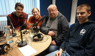 Steffen Lambrecht, Marlena Grab, Gotwin Elges und Marek Blanke (von links nach rechts; Foto: Klaus Blödow)