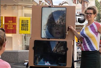 Das Projekt „Seele essen Angst auf“ am Theater Münster. (Foto: Theater Münster)