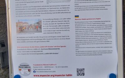Austellung Münster und Lublin helfen der Ukraine